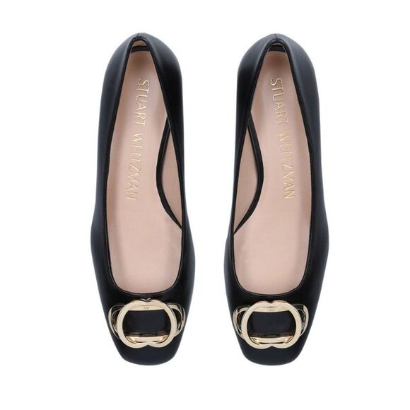 Stuart Weitzman Leather Anicia Pumps 25 - Picture 1 of 15